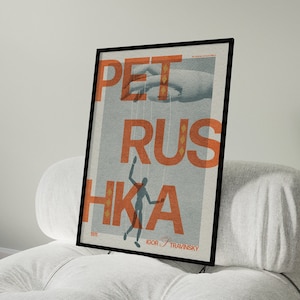 Igor Stravinsky Petrushka Concert Poster