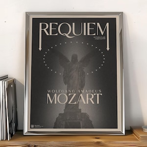 Wolfgang Amadeus Mozart Requiem Concert Print | Classical Music Print