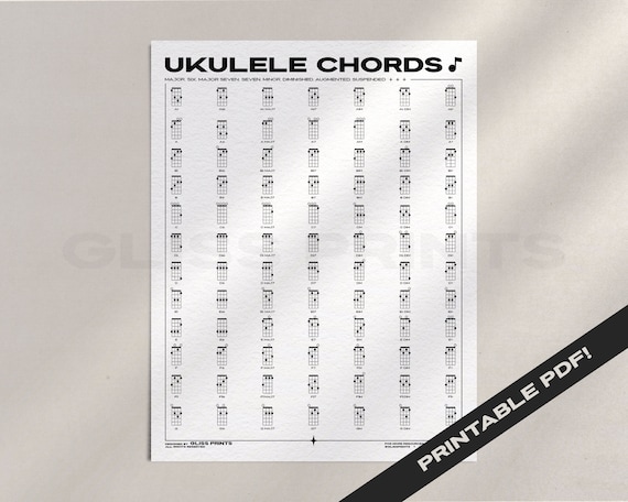 Tableau des doigt s d accords d ukul l PDF T l chargement