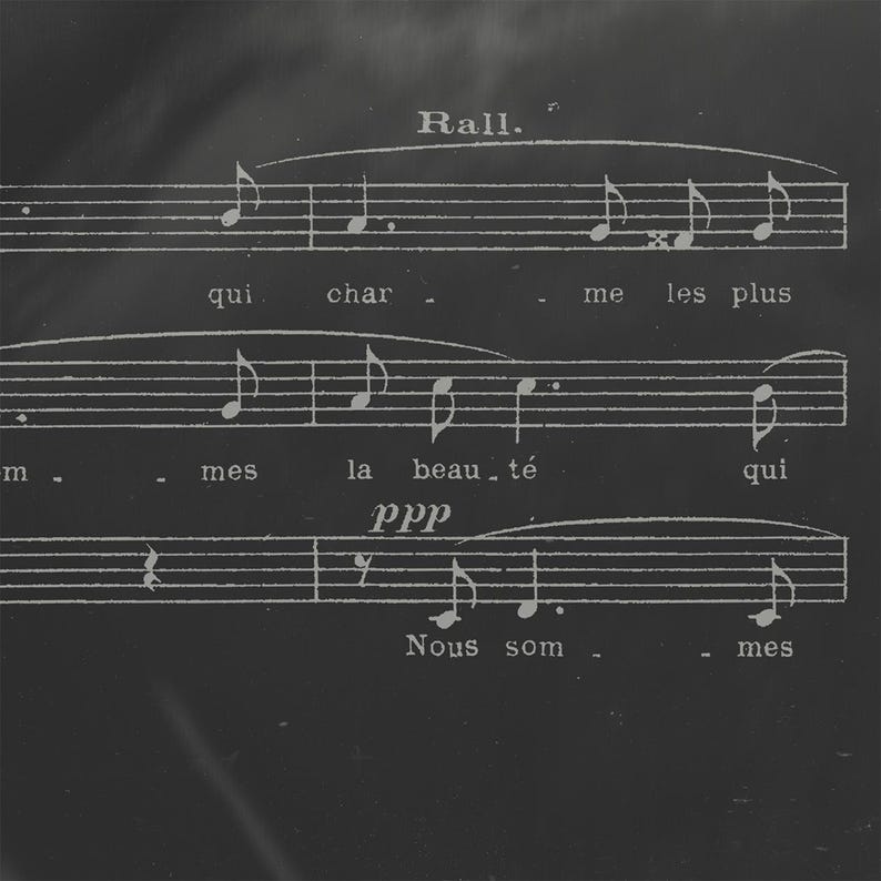 Mussic Rall Lili Boulanger Les Sirènes Concert Poster - Etsy