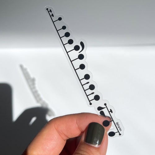 Flute Keys Clear Sticker Musical Instrument Sticker Etsy