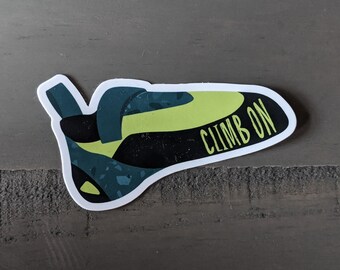 Climb On vinyl sticker