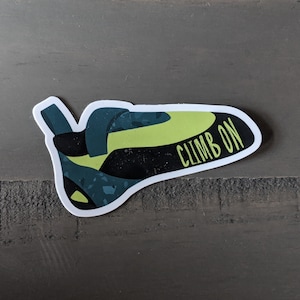 Climb On vinyl sticker