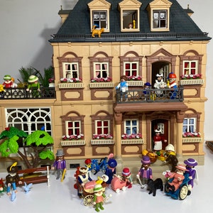 VTG Playmobil Victorian Mansion Rose Dollhouse 5300,1985-1989