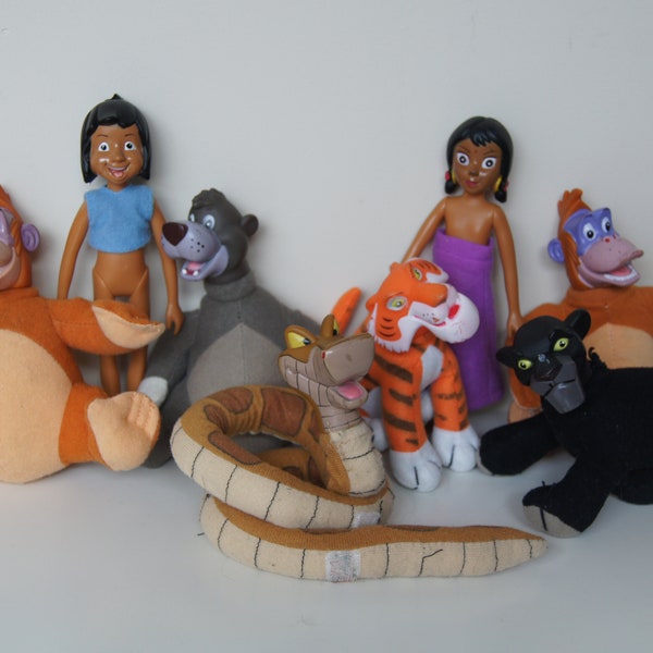 VTG LIMITED Disney Dschungelbuch Helden Balu Monkey King Louie (2) Bagira Shere Khan Piton Kaa Mowgli Shanti