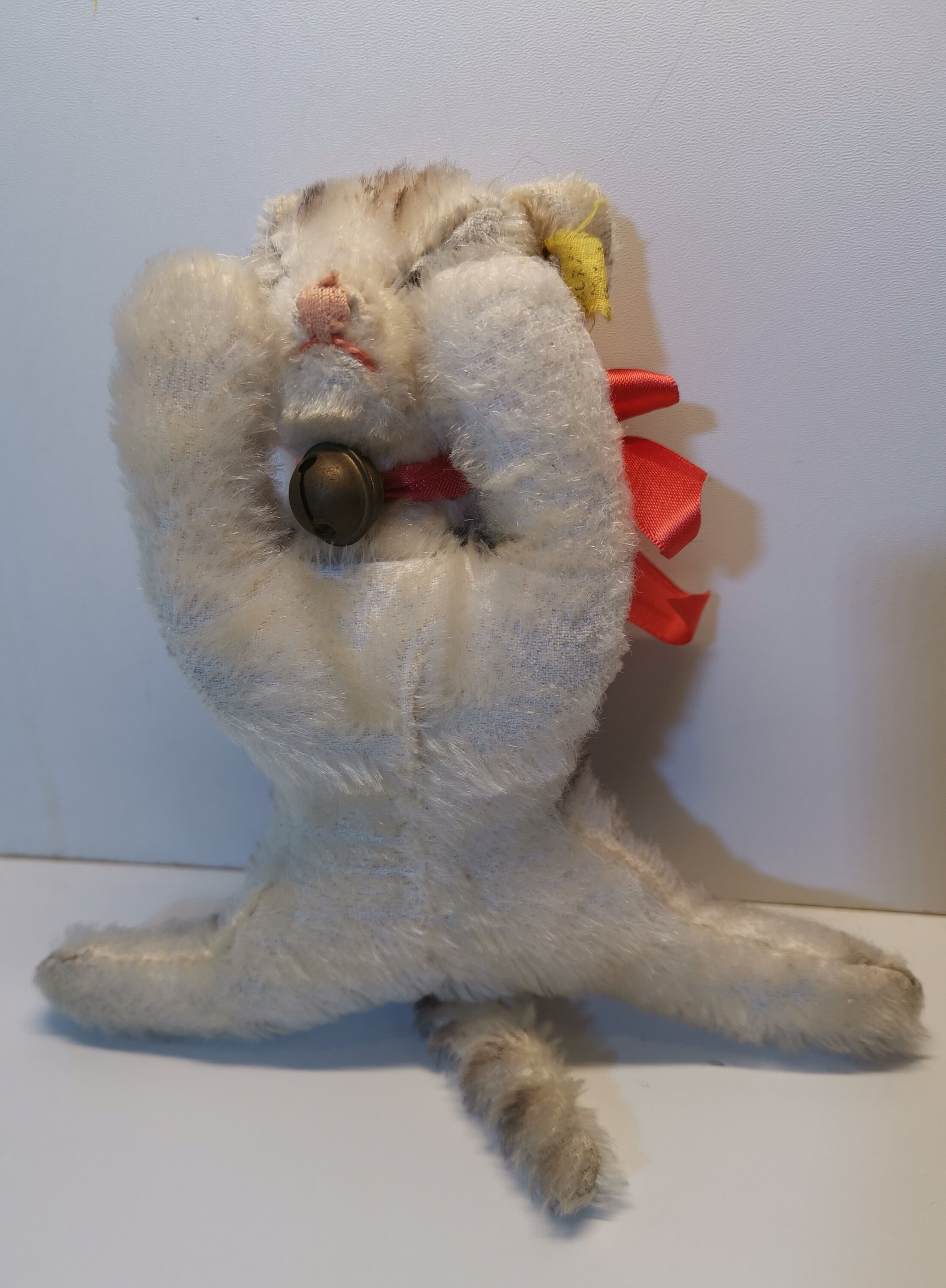 VTG シュタイフ フロッピー キティ CAT 寝ているぬいぐるみ、ドイツ