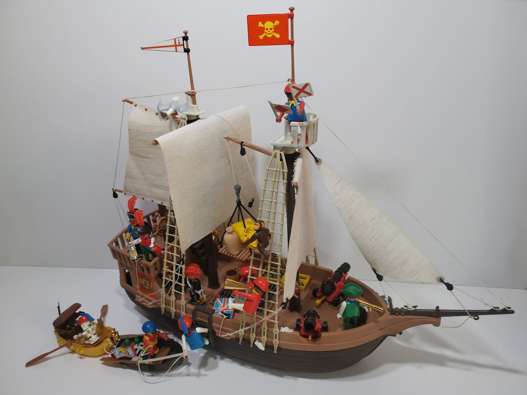 Bateau Pirate Playmobil Vintage