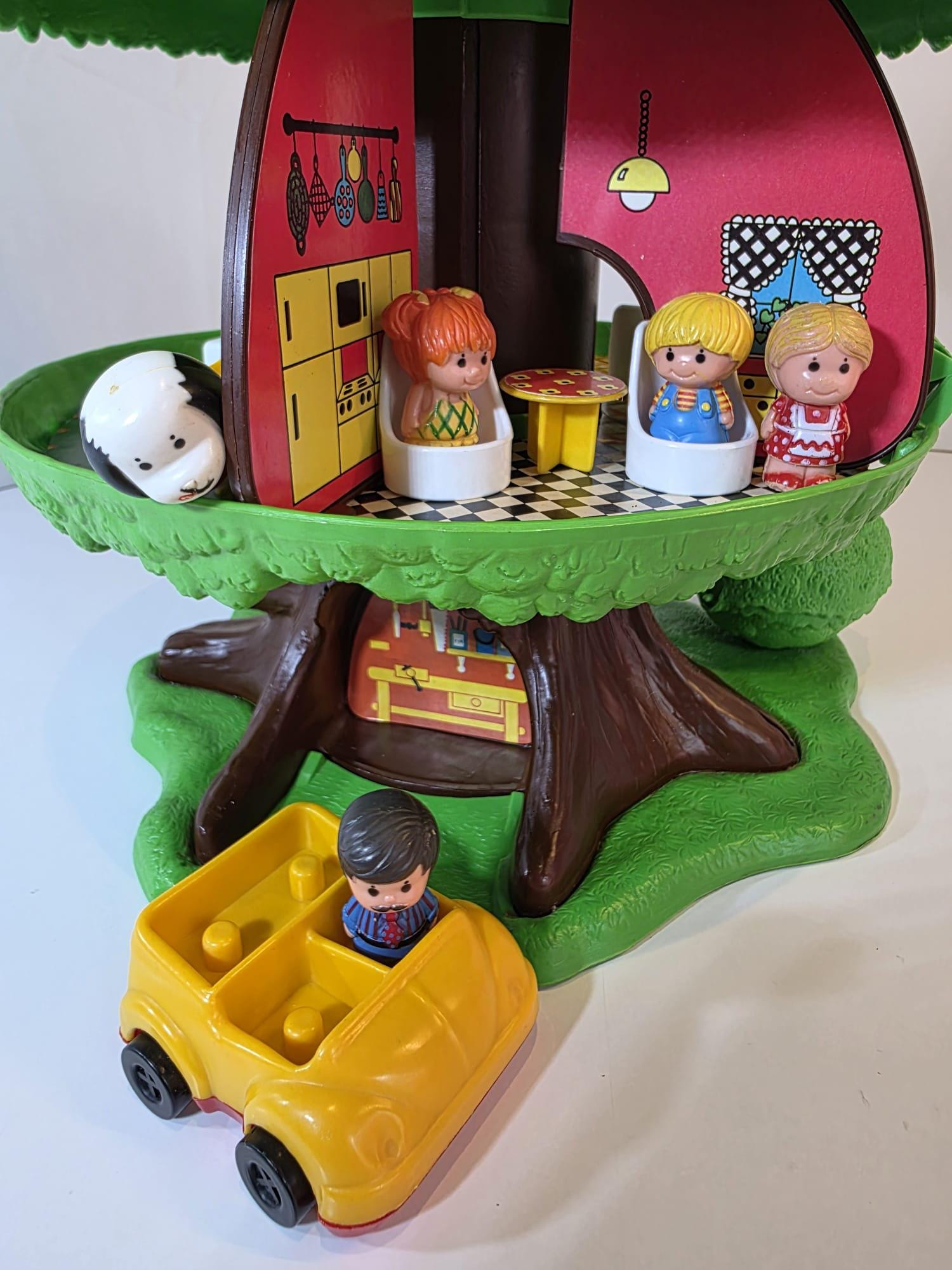 VTG Kenner Family Tree Tots Treehouse, 1975 (dolls )USA , 1977-83
