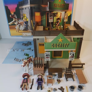 VTG Playmobil 3786 Western Sheriffs Büro /Gefängnis, Deutschland 1994