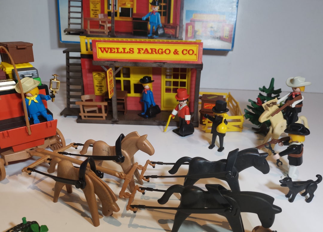 LETRINA OESTE WESTERN BELEN PASTOR SOLDADOS CUSTOM PLAYMOBIL FIGURA NO INCLUIDA