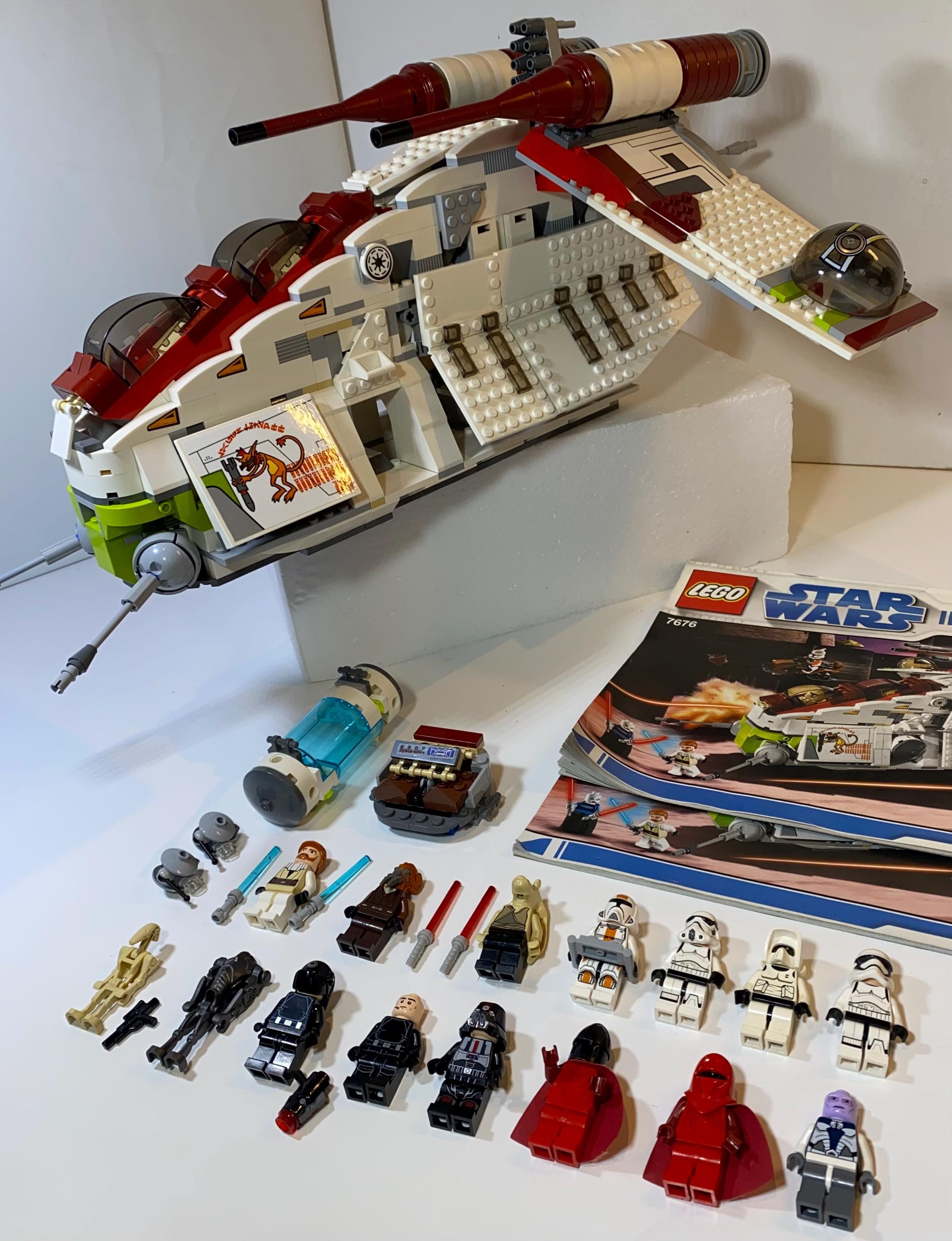 LEGO Star Wars : Republic Attack Gunship , Minifigures , (7676) - Etsy
