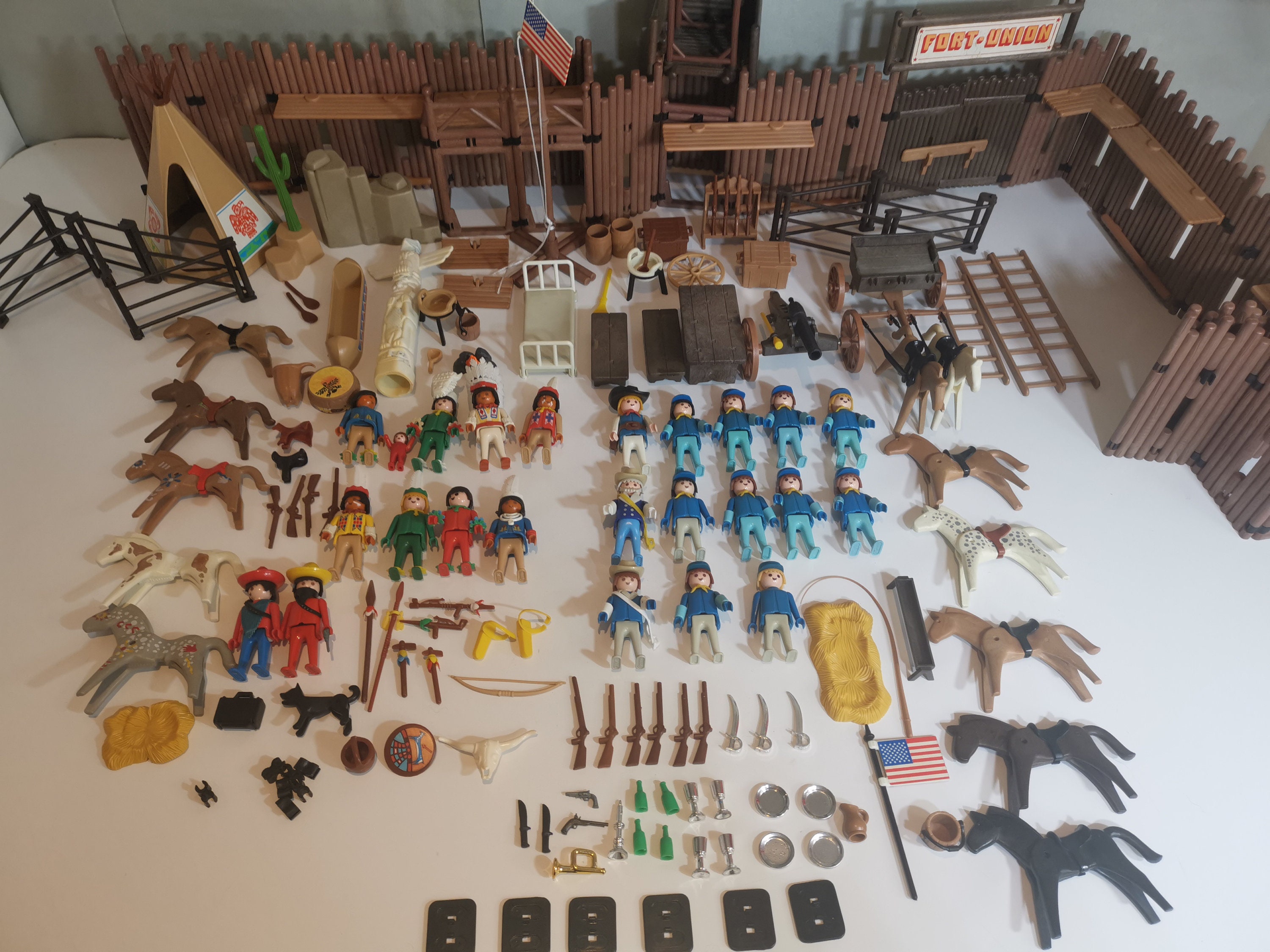 VTG Playmobil Western Fort Union 34201976-1978 3242 US -