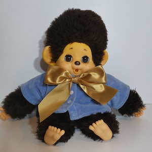 VTG Monchhichi Toho Daisuke Sleep Eyes, Bear Monchhichi Plush Toy