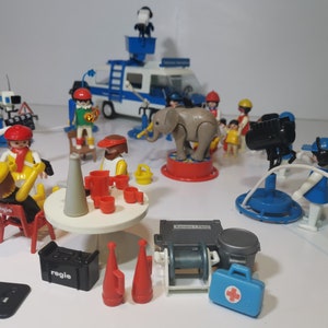 Pièce Playmobil Vintage 3531 - Cinéma/TV Studio Avec Magnétophone Et Ceinture Journaliste - Occasion