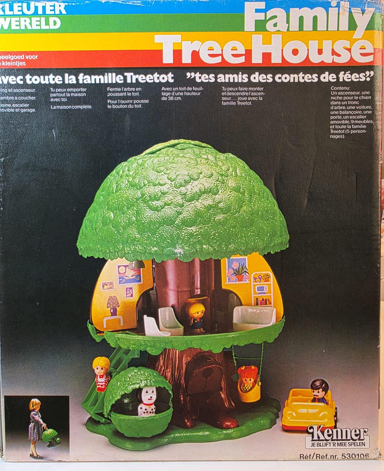 VTG Kenner Family Tree Tots Treehouse, 1975 (dolls )USA , 1977-83