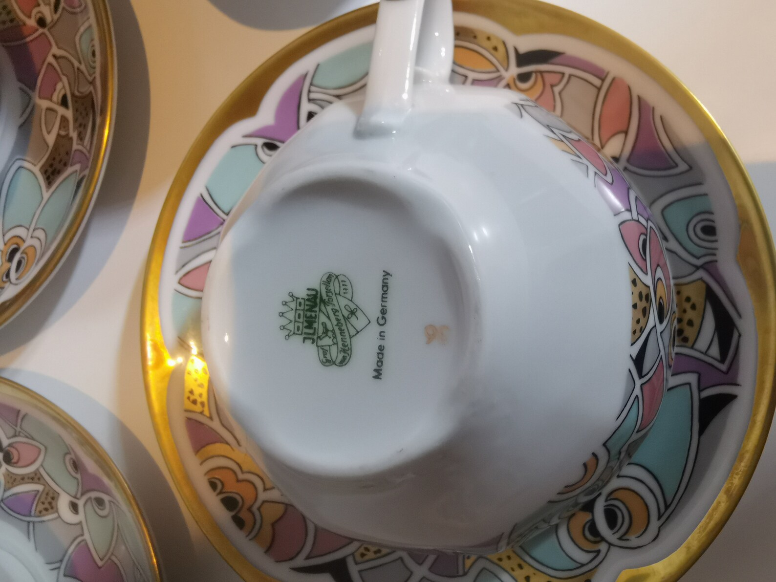 VTG JLMENAU Graf Von Henneberg Porcelain Tea Set 24 St Etsy