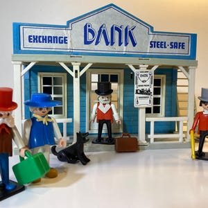 VTG Playmobil Western 3422 Bank, 1976-1982, Geobra sistem, Deutschland