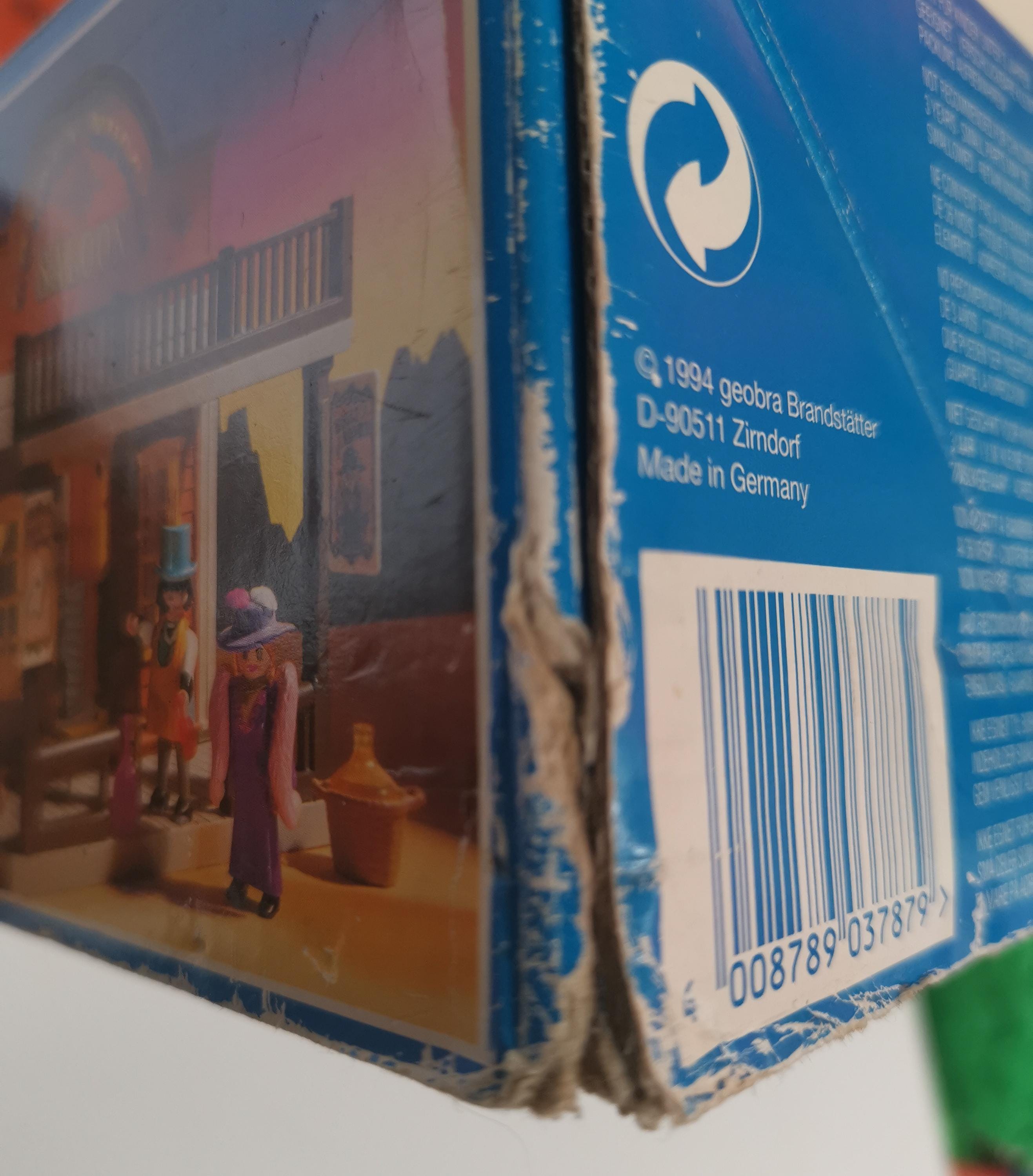 Lotto Playmobil Western: Bonbonne Saloon (3787) E Accessori Etale/Mercato (5341) | Usato - Foto 2