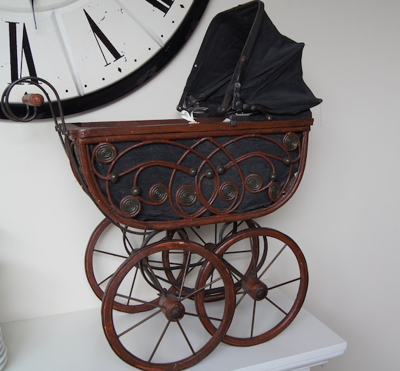 antique doll pram