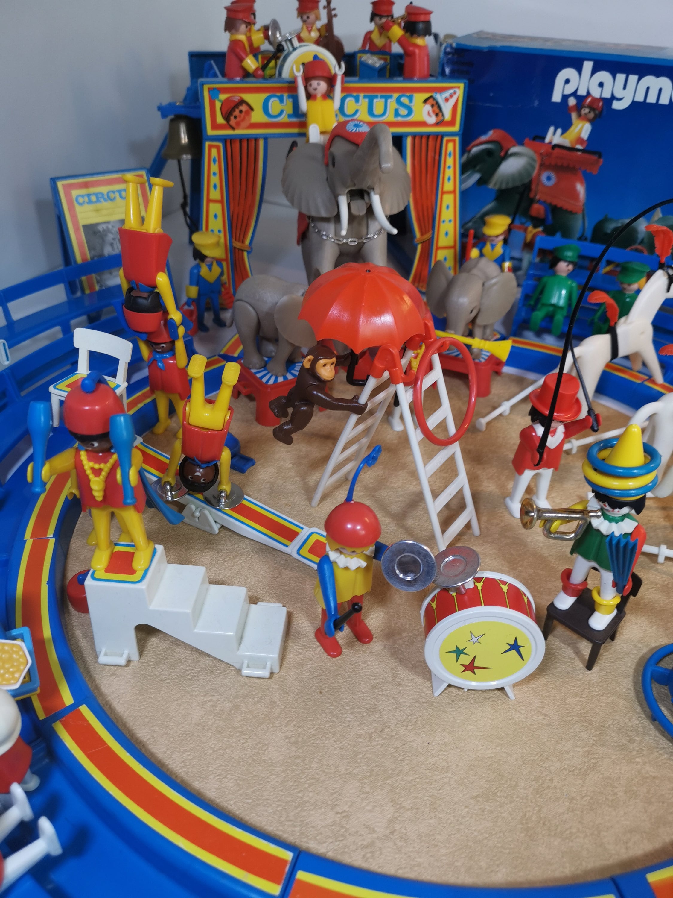 VTG Playmobil Circus(blue Version) 3510,3511,3512 , 3519