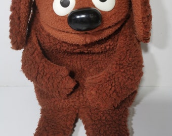 Jim Henson Rowlf the Dog Muppet Doll #852 Vintage Rowlf muppet Hand Puppet Fisher Price Muppets 1977 ,Mexico