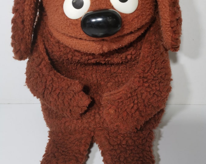 Rowlf Puppet Jim Henson Rowlf the Dog Muppet Doll #852 Vintage Rowlf Muppet Hand ...