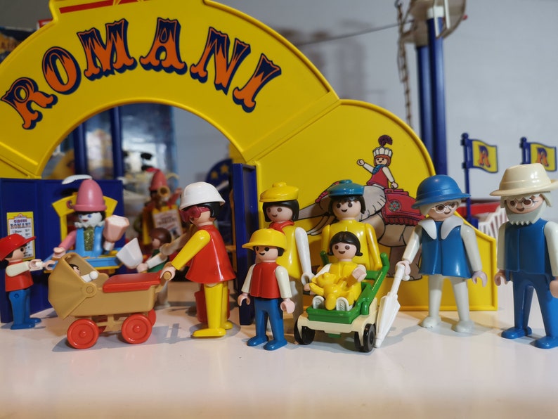 Lot De 2 Ensembles Playmobil Cirque Romani - Singes (3726) Et Clowns (3797) - Vintage
