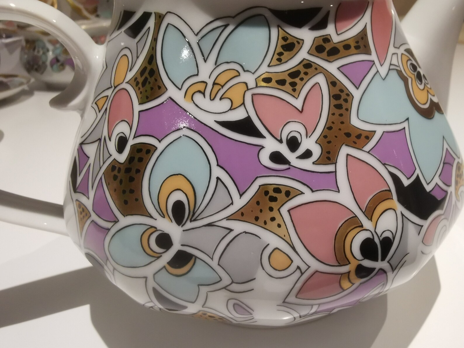 VTG JLMENAU Graf Von Henneberg Porcelain Tea Set 24 St Etsy