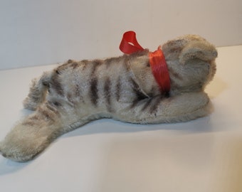 VTG シュタイフ フロッピー キティ CAT 寝ているぬいぐるみ、ドイツ