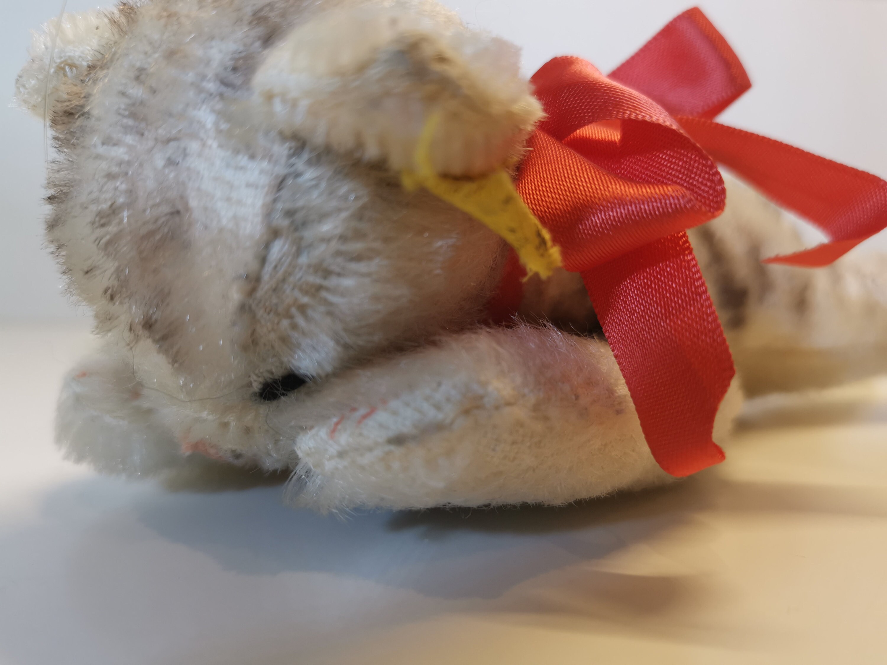 VTG Steiff Floppy Kitty CAT Sleeping Plush Toy, Germany 1953