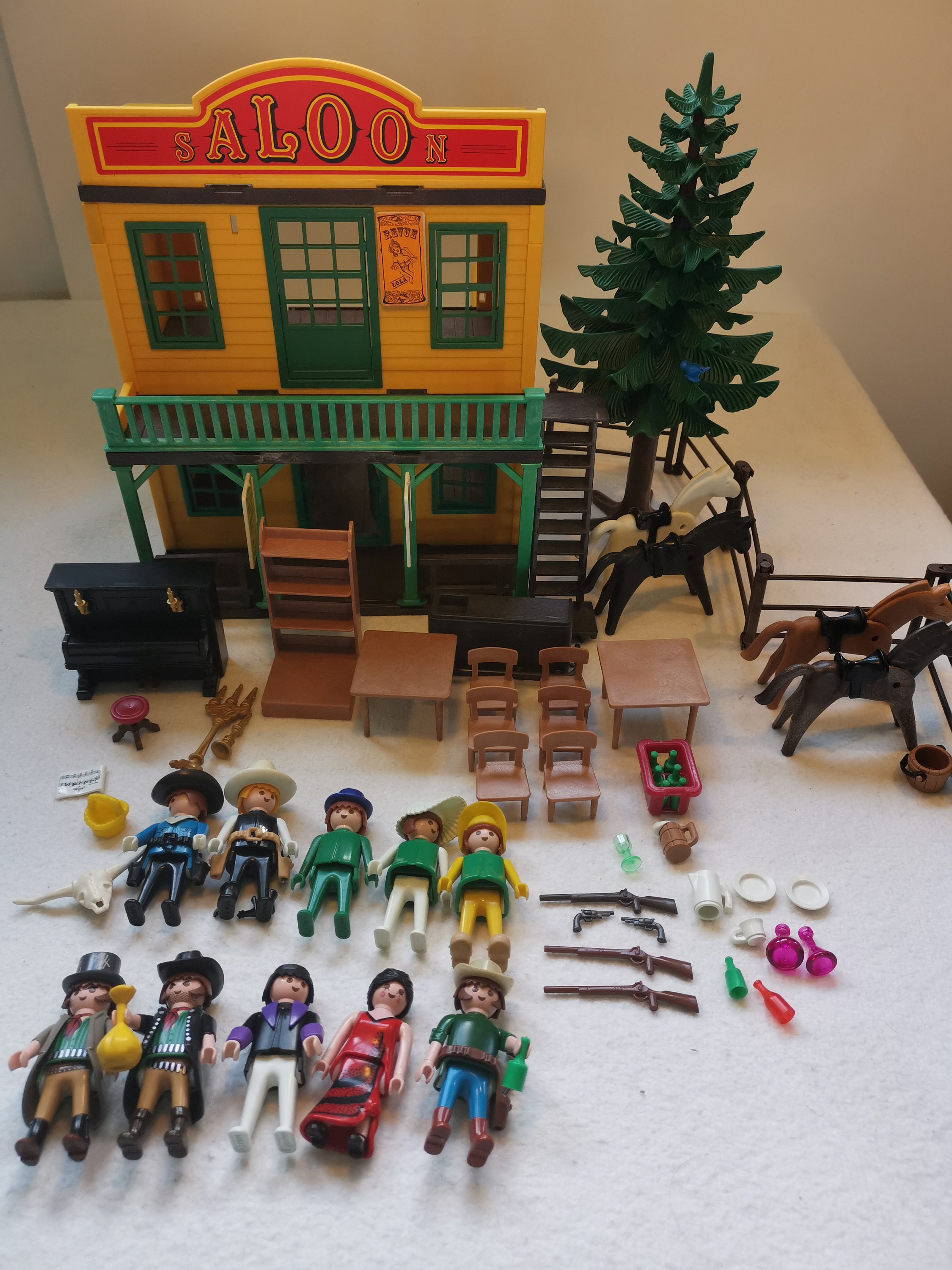 Myrde Fjord Karakter VTG Playmobil Western Saloon Play House - Etsy