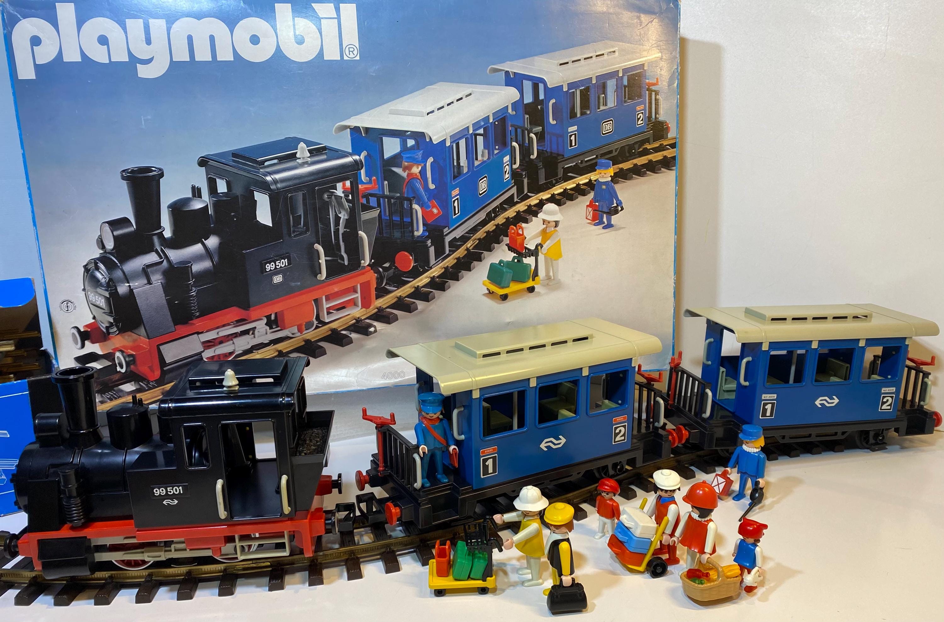 VTG Playmobil Train 4000 (box), 4354, 4351 and More. 80s Germany