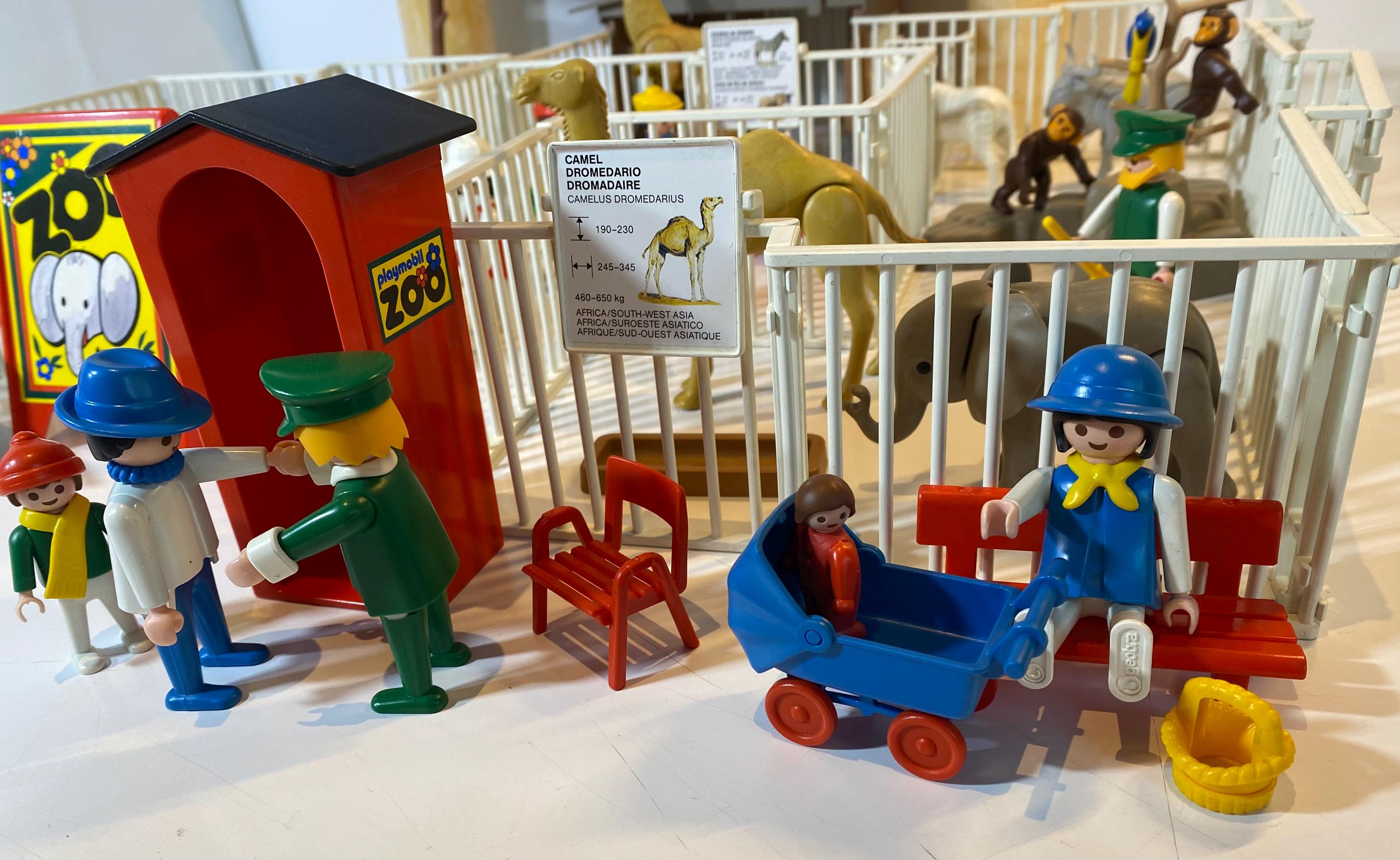 VTG プレイモービル 3145 動物園、動物、箱入り、1992年、ドイツ