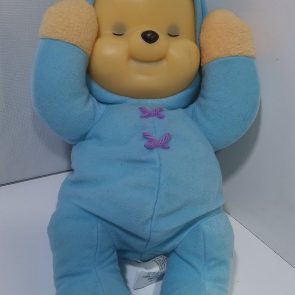 VTG Disney GloWorm Styled Winnie the Pooh Plush Doll Light Up( 2003)
