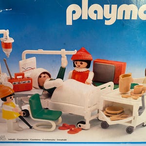 VTG Playmobil 3495 v1 - Hospital Ward, 1984 Germany