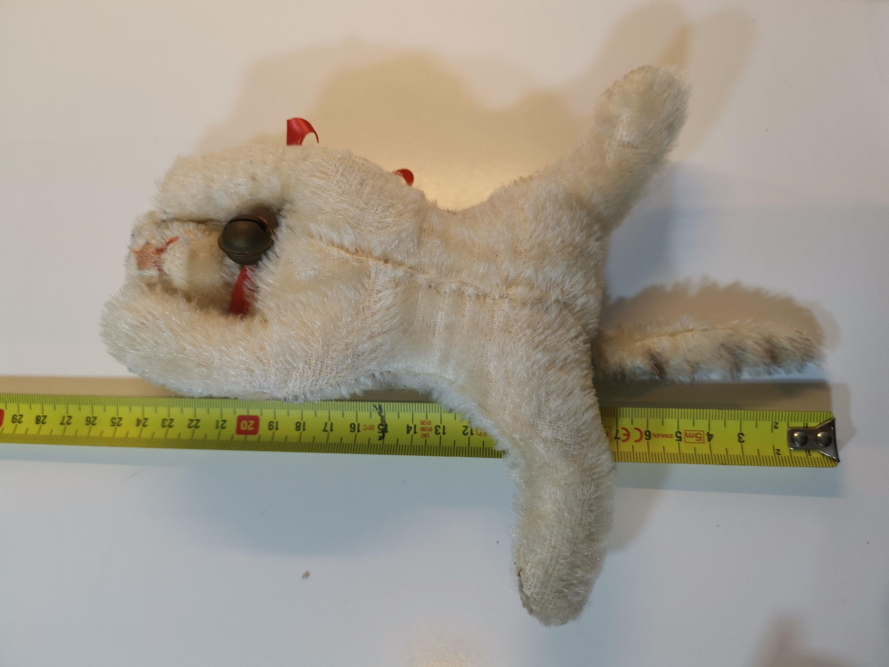VTG シュタイフ フロッピー キティ CAT 寝ているぬいぐるみ、ドイツ
