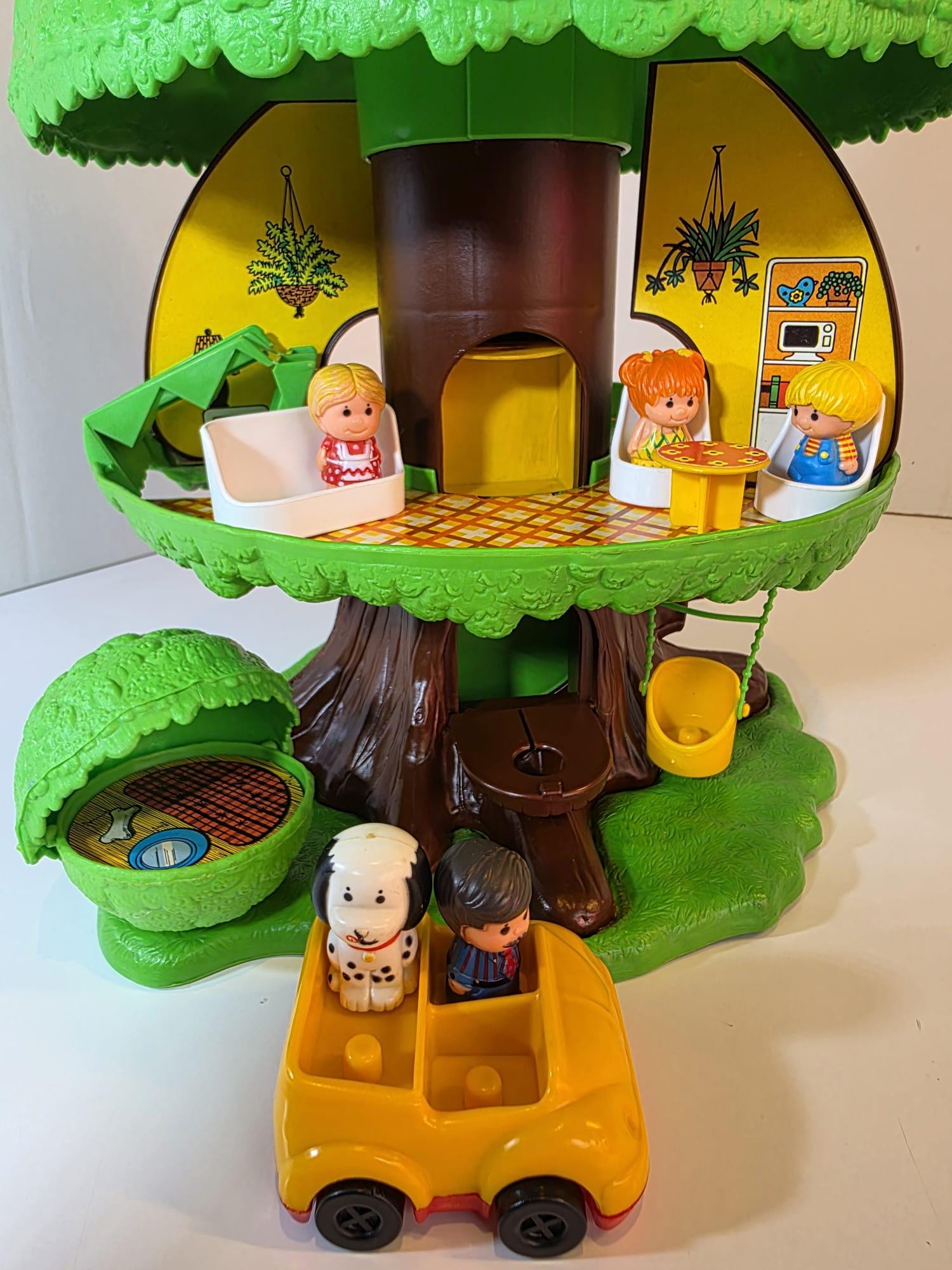 VTG Kenner Family Tree Tots Treehouse, 1975 (dolls )USA , 1977-83