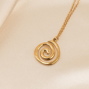 Spiral Pendant Necklace - AvestyleJewels