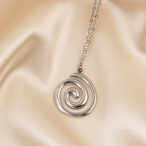 Spiral Pendant Necklace - AvestyleJewels