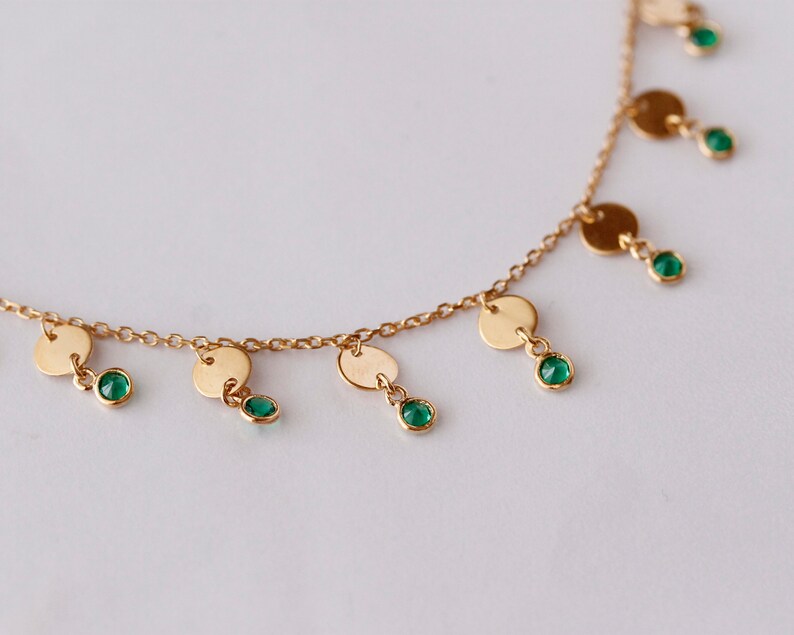 Gold Coin Necklace Girly Gift Coins Jewelry Gold Filled Minimal Boho Coin Charm Necklace Silver 925 Dainty Gold Disc Necklace