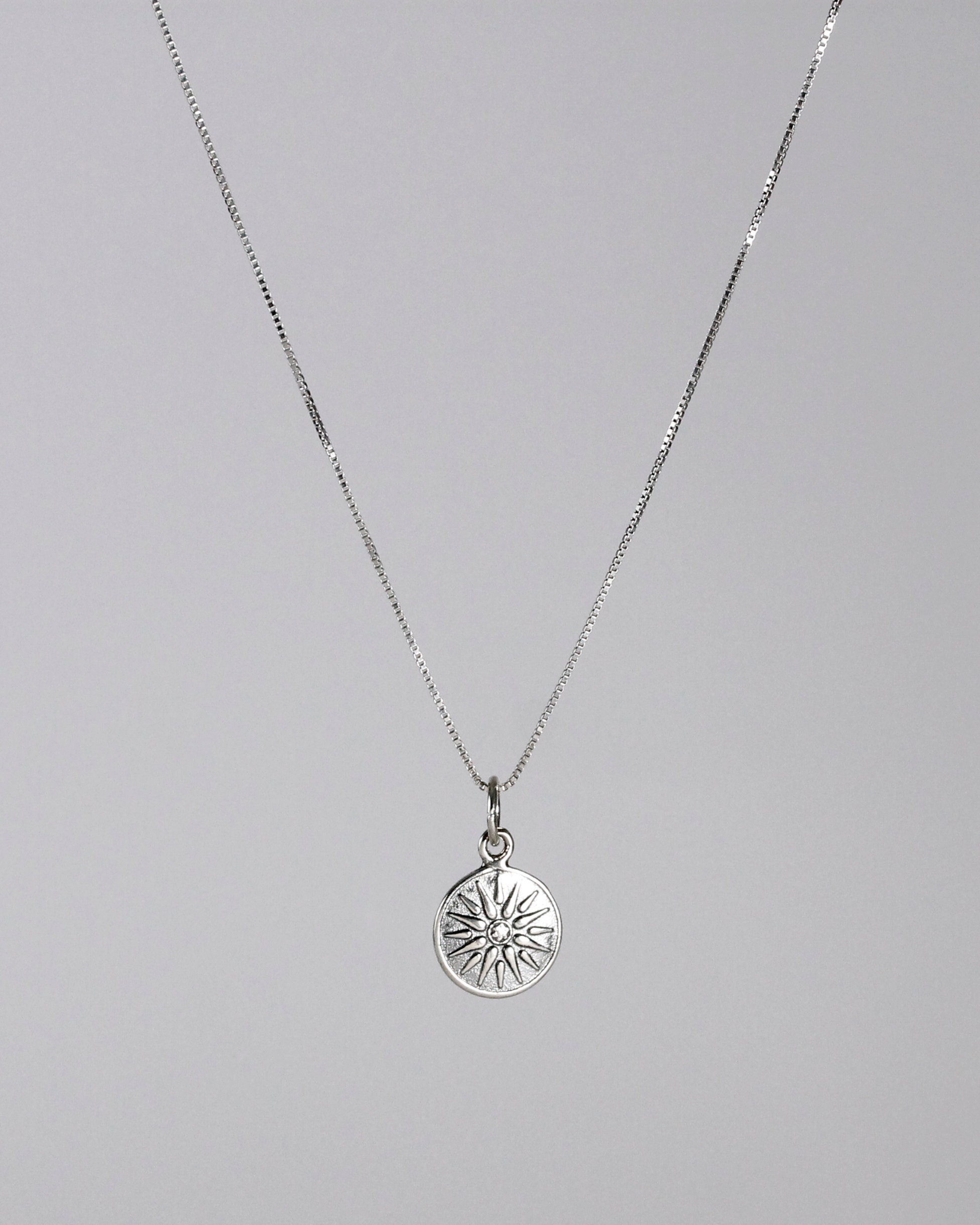 Griechische Vergina Sonne Silber Munze Halskette 11mm Vergina Etsy