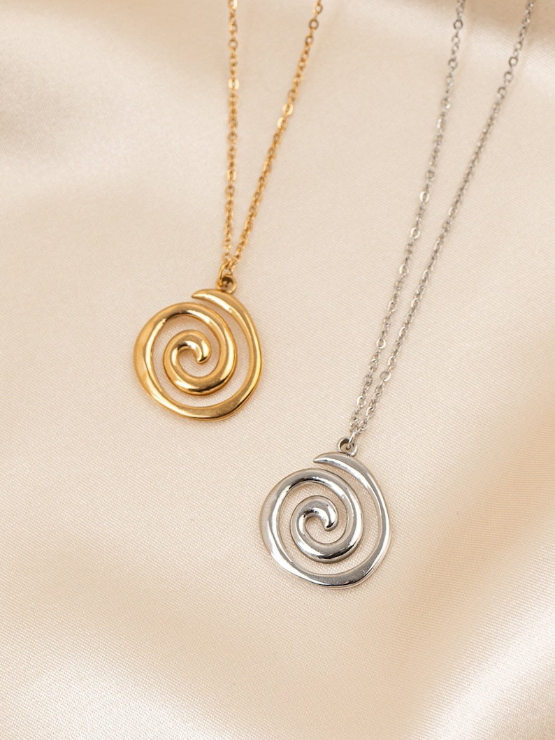 Spiral Pendant Necklace - AvestyleJewels