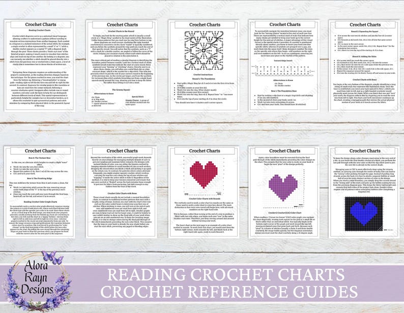 Crochet Drawing Reference Reading Crochet Charts, Chart Reference Guides, Beginner Crochet Chart ...