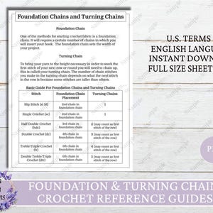 Crochet Foundation Chains & Wendeketten, Basis-Häkelanleitungen, Anfänger-Häkelanleitungen, Instant Download