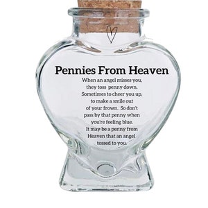 Dimes From Heaven Jar/Pennies From Heaven Jar