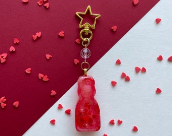 Heart Ramune Shaker Keychain