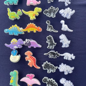 Glow in the Dark Dinosaur Croc Charms