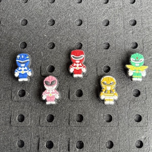 Colored Ranger Shoe Charms