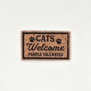 Dollhouse Doormat. Miniature “WELCOME” Rug. Miniature Floor Mat for Doll.