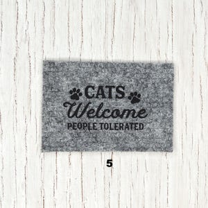 Dollhouse Doormat. Miniature “WELCOME” Rug. Miniature Floor Mat for Doll.